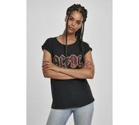 Merchcode Camisa Mujer Señoras AC/DC Voltage Tee Negro S