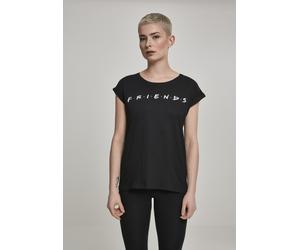 Merchcode Camisa Mujer Señoras Friends Logo Tee Negro XS