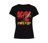 Merchcode Camiseta 'ACDC - PWRUP Stage Lights' amarillo / rojo / negro M amarillo / rojo / negro