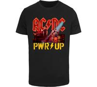 Merchcode Mp5011702-acdc-Pwrup Stage Lights T-Shirt Camiseta, Negro, M Hombres