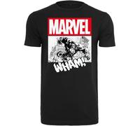 Merchcode Camiseta Avengers Smashing Hulk Tee Negro XS