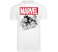 Merchcode Camiseta Avengers Smashing Hulk Tee White XS
