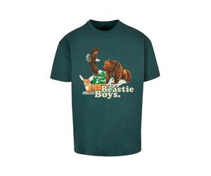 Merchcode Camiseta 'Beastie Boys Animal' marrón / amarillo claro / verde oscuro / naranja oscuro L marrón / amarillo claro / verde oscuro / naranja oscuro