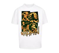 Merchcode Camiseta 'Bob Marley Jammin' amarillo / negro / blanco XXXL amarillo / negro / blanco