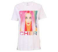 Merchcode Camiseta 'Cher Prisma' naranja / langosta / rosa / blanco M naranja / langosta / rosa / blanco
