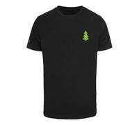 Merchcode Camiseta 'Christmas Vibes' verde / rojo / negro L verde / rojo / negro