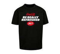 Merchcode Camiseta 'Coca Cola Refreshed' rojo / negro / blanco XS rojo / negro / blanco