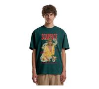 Merchcode Camiseta de Manga Corta para Hombre Scarface Elvira Hancock, Corte Holgado, con Hombros superpuestos y Cuello Redondo, Camiseta gráfica de Manga Corta