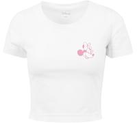 Merchcode Camiseta de mujer Camiseta de mujer Minnie Mouse Wink Tee L