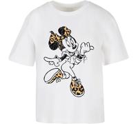 Merchcode Camiseta de mujer Minnie Mouse Leo Tee MC1258 XL