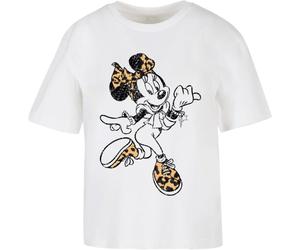 Merchcode Camiseta de mujer Minnie Mouse Leo Tee MC1258 XS