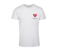 Merchcode Camiseta 'Football - Turkey' rojo / negro / blanco L rojo / negro / blanco