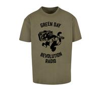 Merchcode Camiseta 'Green Day Revolution Radio' oliva / negro XL EUR