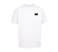 Merchcode Camiseta 'Halloween - Cat' negro / blanco XXL EUR