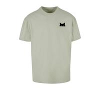 Merchcode Camiseta 'Halloween - Cat Tee' oliva / negro XL oliva / negro