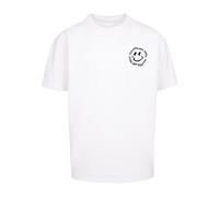 Merchcode Camiseta 'Halloween - Haunted and Happy' negro / blanco M negro / blanco