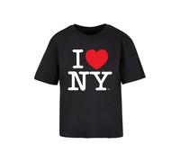 Merchcode Mc1086-ladies I Love NY tee Camiseta, Negro, M Mujeres