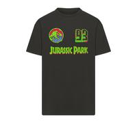 Merchcode Camiseta 'Jurassic Park' mezcla de colores / negro L mezcla de colores / negro