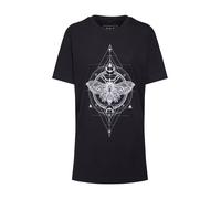 Merchcode Camiseta 'Ladies Moth' mezcla de colores / negro L mezcla de colores / negro
