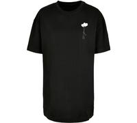 Merchcode Camiseta 'Love In The Air' negro / blanco, Talla XS