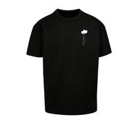 Merchcode Camiseta 'Love In The Air' negro / blanco XL EUR