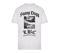 Merchcode Camiseta 'MC1491 Snoop Dogg Long Beach California' negro / blanco L EUR