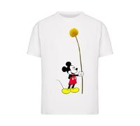 Merchcode Camiseta 'Mickey Flower Tee' mezcla de colores / blanco XL mezcla de colores / blanco