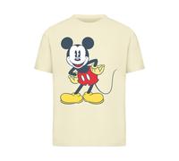 Merchcode Camiseta 'Mickey Vintage Pose' amarillo / amarillo claro / negro / blanco XL amarillo / amarillo claro / negro / blanco
