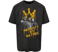 Merchcode Camiseta Naughty By Nature Drip Crown Acid Washed Oversize Tee MP501306 M