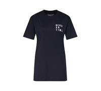 Merchcode Camiseta 'Never On Time' negro / blanco XXXL negro / blanco