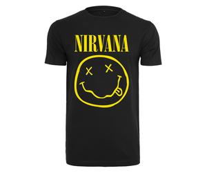 Merchcode Camiseta 'Nirvana' amarillo / negro S amarillo / negro