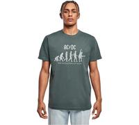 MERCHCODE Camiseta para Hombre Mp5011714-acdc Evolution of Rock (1 Unidad)