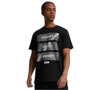 Merchcode Mc879-footballs Coming Home Integrity, Respect, Community tee Camiseta, Negro, XXL Hombres