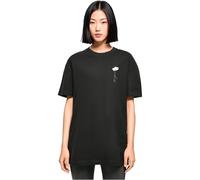 MERCHCODE Camiseta para Mujer con Texto en inglés «Ladies Love In The Air Oversized Boyfriend tee Oversized Fit», algodón 100%, 4XL, Negro, XXXXL