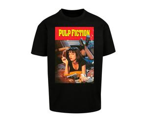 Merchcode Camiseta 'Pulp Fiction Poster' beige / amarillo / rojo carmesí / negro S EUR