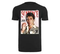 Merchcode Camiseta Scarface Magazine Cover Tee negro XS