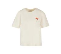 Merchcode Camiseta 'Serenity' crema / verde oscuro / rojo / blanco lana XXXL crema / verde oscuro / rojo / blanco lana