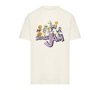 Merchcode Camiseta 'Space Jam Group' arena / amarillo oscuro / gris / lila L arena / amarillo oscuro / gris / lila