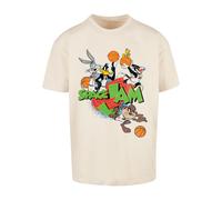 Merchcode Camiseta 'Space Jam Team' beige / naranja / rojo / negro XXXL beige / naranja / rojo / negro