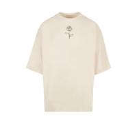 Merchcode Camiseta 'Spring - Rose' negro / blanco lana M negro / blanco lana