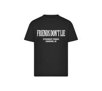 Merchcode Camiseta 'Stranger Things Friends Don’t Lie' negro / blanco M EUR