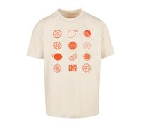 Merchcode Camiseta 'Summer - Citrus' arena / rojo anaranjado XS arena / rojo anaranjado
