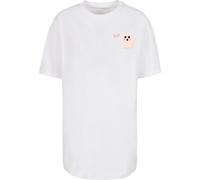 Merchcode Camiseta talla grande 'Halloween - Boo Ghost' rosa / talco / negro / blanco XL rosa / talco / negro / blanco
