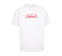 Merchcode Camiseta 'The Skateboard Magazin' rojo / blanco L rojo / blanco
