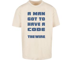 Merchcode Camiseta The Wire Un hombre pesado Oversize Tee MC1045 L
