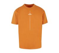 Merchcode Camiseta 'Think Different' naranja / blanco XS naranja / blanco