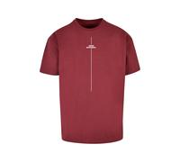 Merchcode Camiseta 'Think Different' rojo cereza / blanco M rojo cereza / blanco