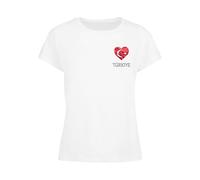 Merchcode Camiseta 'Turkey' rojo rubí / blanco L EUR