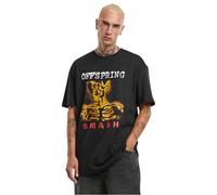 Merchcode Mc1028-offspring Smash Oversize tee Camiseta, Negro, 5XL Hombres