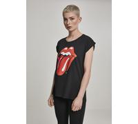 Merchcode Female Shirt Ladies Rolling Stones Tongue Tee Black 4XL